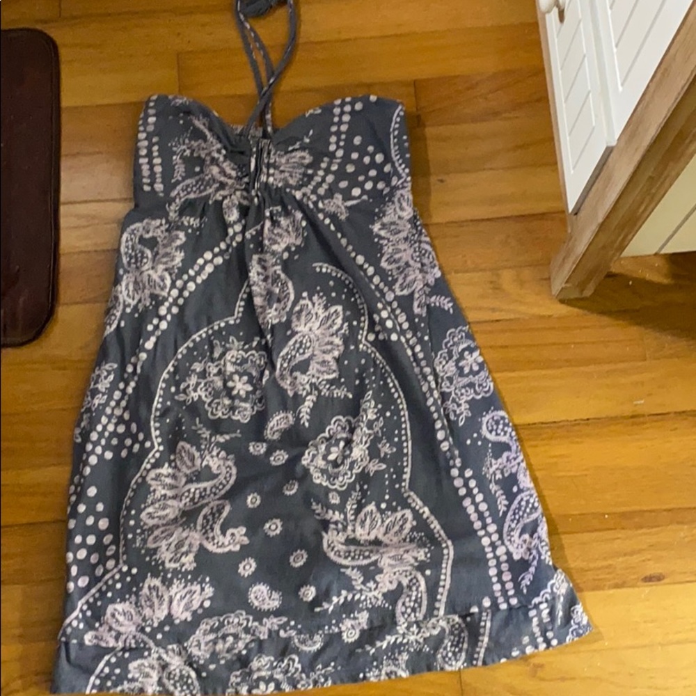 American eagle paisley grey sundress